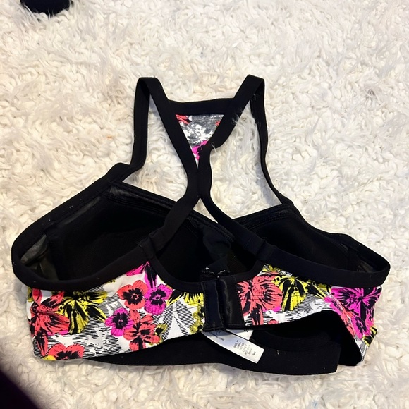 Victoria's Secret VSX White Floral Angel Sports Bra 34C ♥️#58 - Picture 2 of 4